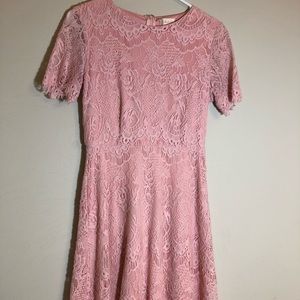 Pink lace Altard State Dress